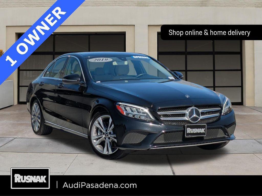 used 2019 Mercedes-Benz C-Class car, priced at $21,500