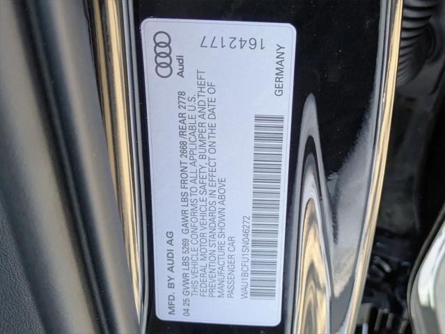new 2025 Audi A5 car, priced at $54,485