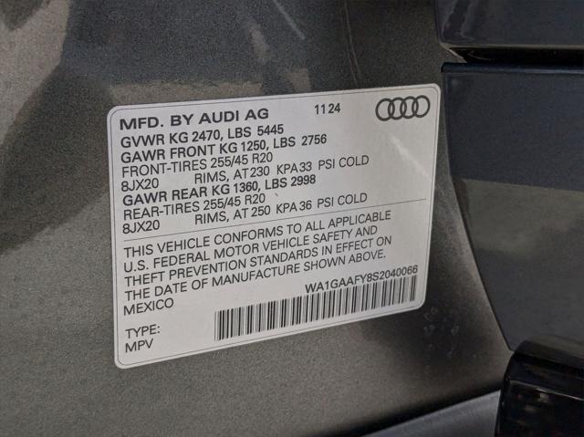 new 2025 Audi Q5 car, priced at $54,795