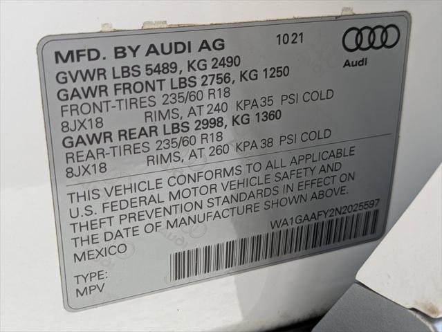 used 2022 Audi Q5 car, priced at $25,950