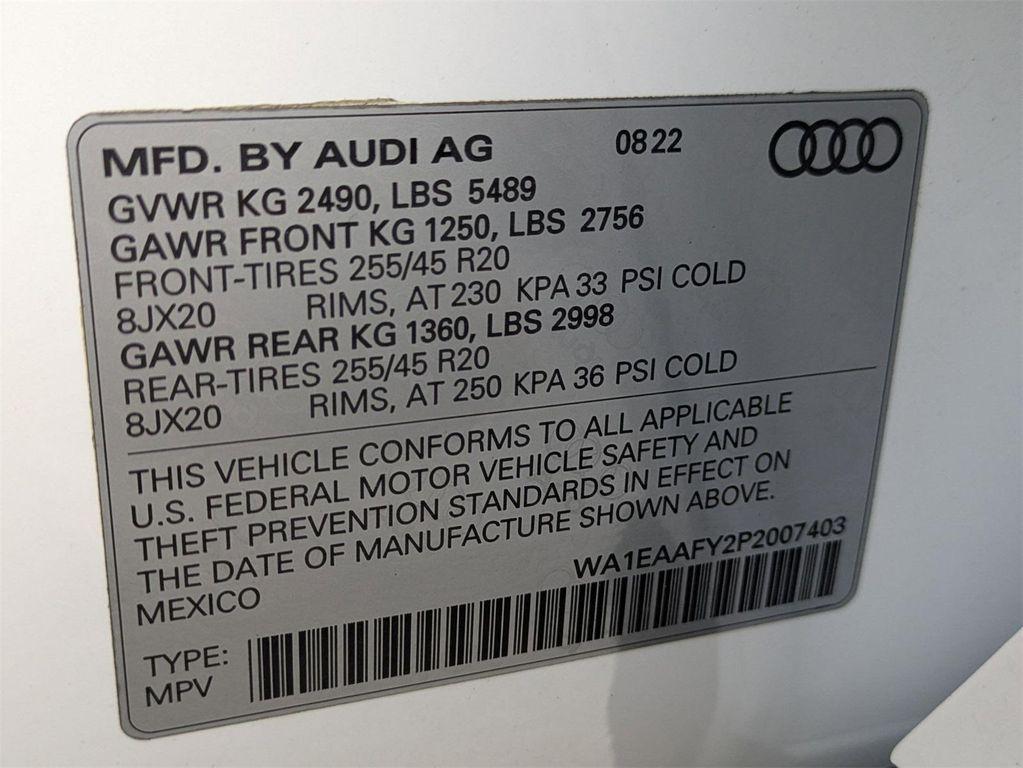 used 2023 Audi Q5 car, priced at $34,988