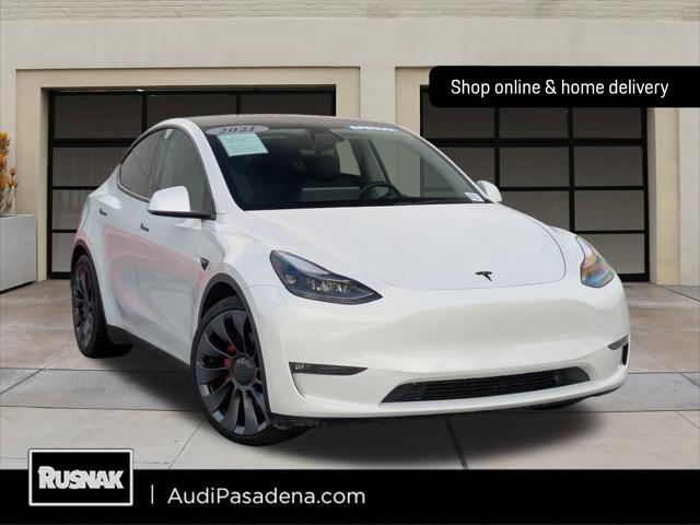 used 2021 Tesla Model Y car, priced at $28,988