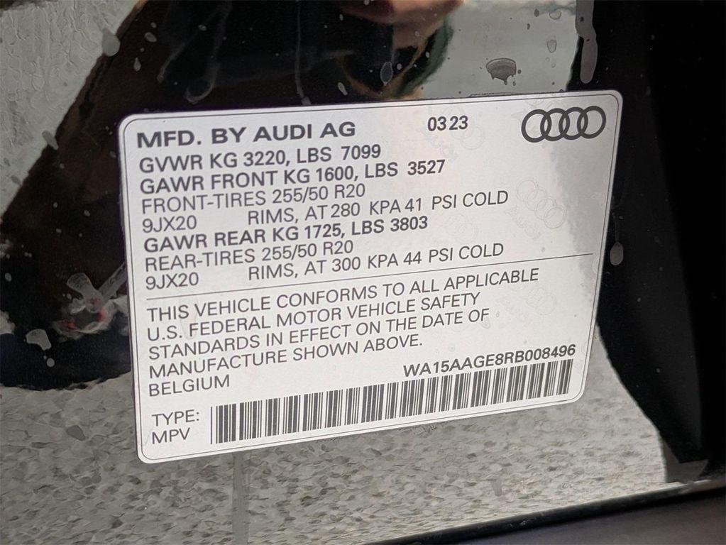 used 2024 Audi Q8 e-tron car, priced at $36,950