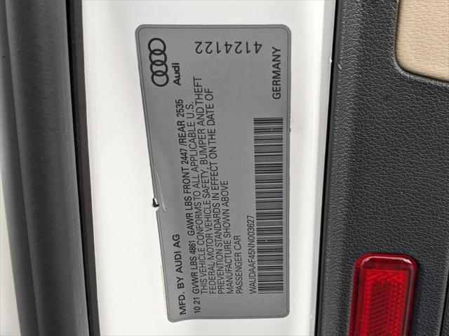 used 2022 Audi A4 car, priced at $25,988