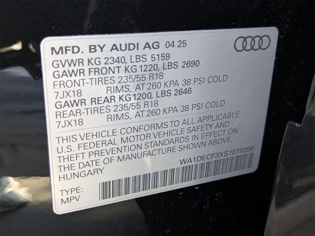 new 2025 Audi Q3 car, priced at $43,925