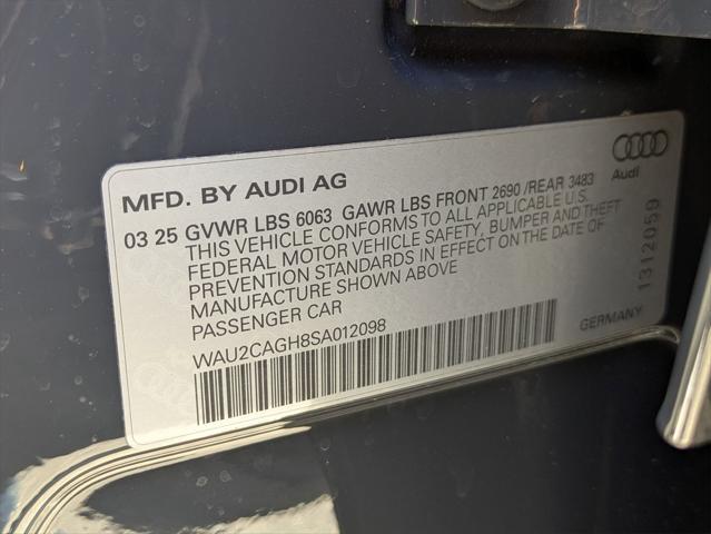 new 2025 Audi A6 e-tron car, priced at $71,390