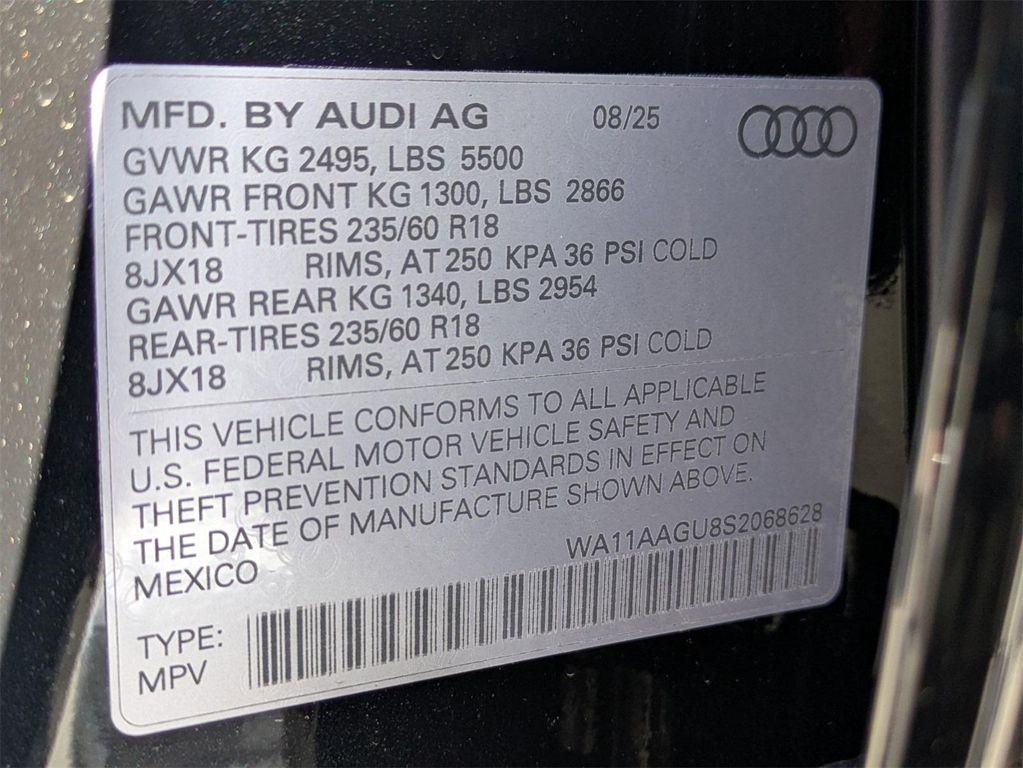 new 2025 Audi Q5 car, priced at $57,475
