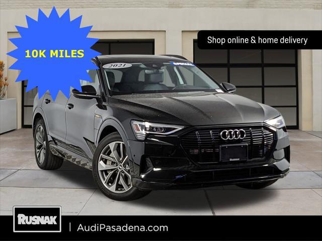 used 2021 Audi e-tron car, priced at $36,988