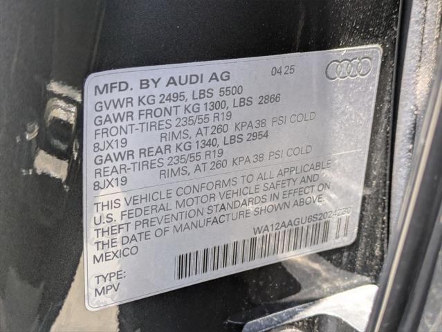 new 2025 Audi Q5 car, priced at $58,590
