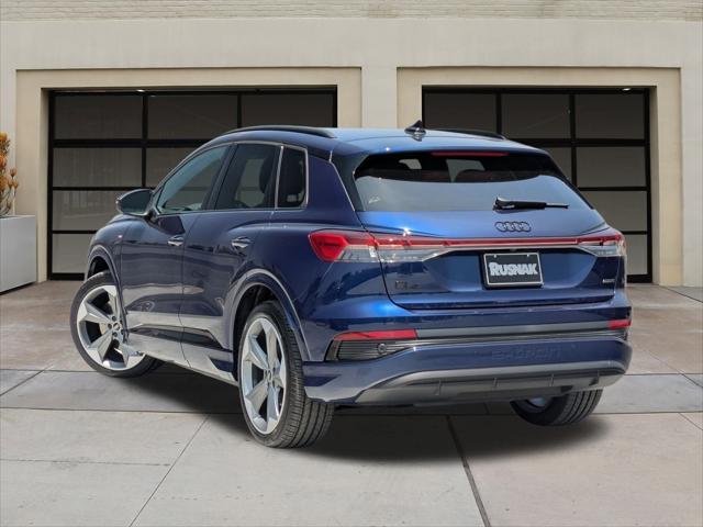 new 2025 Audi Q4 e-tron car, priced at $63,835