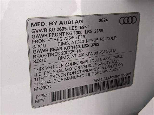 new 2024 Audi Q5 car, priced at $63,775