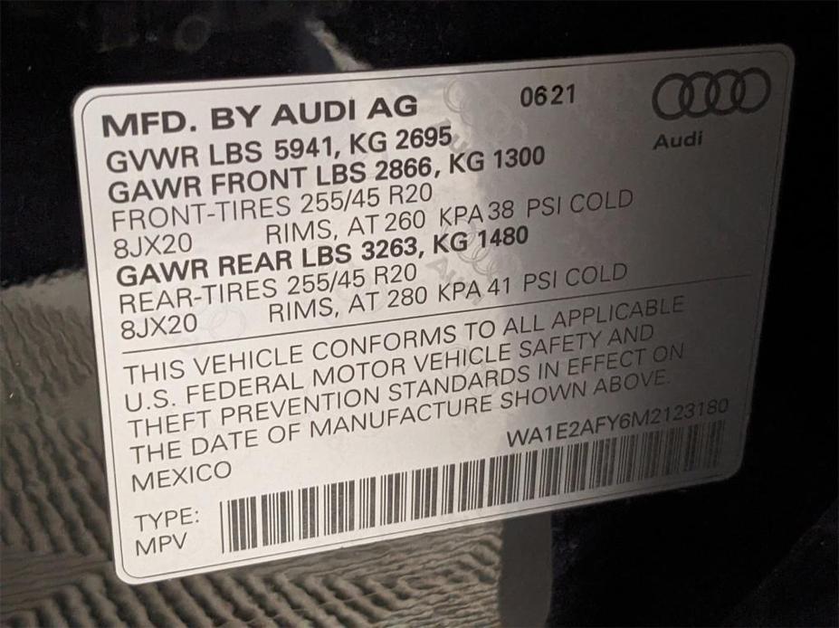 used 2021 Audi Q5 e car, priced at $37,988