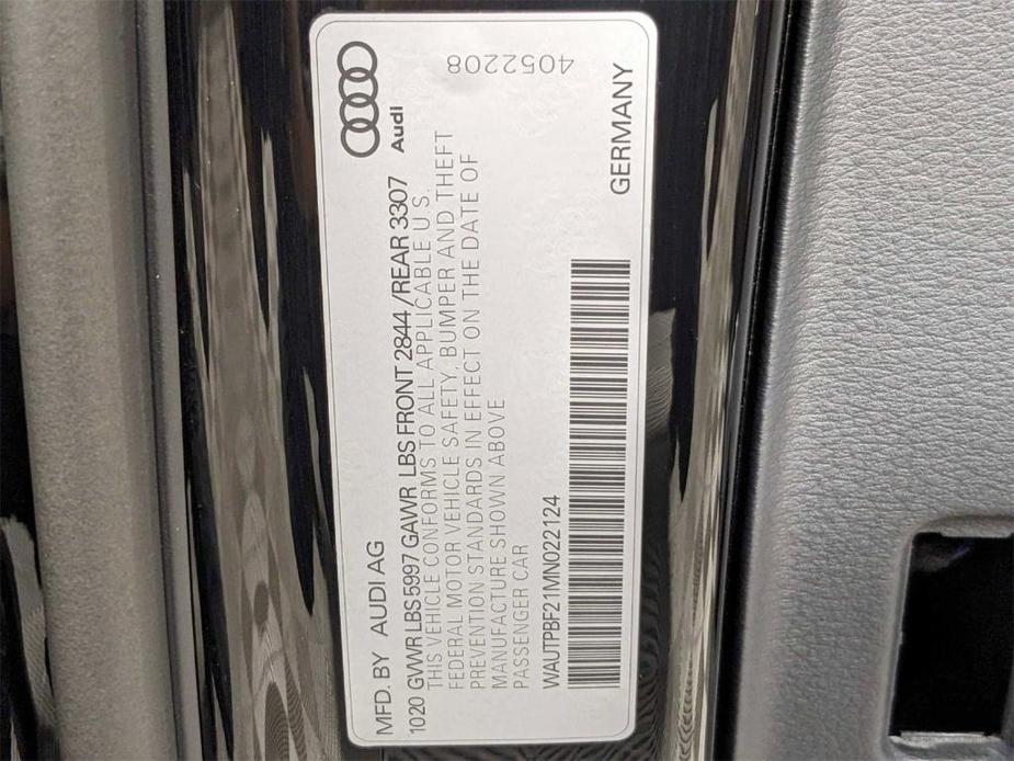used 2021 Audi A7 e car, priced at $48,500