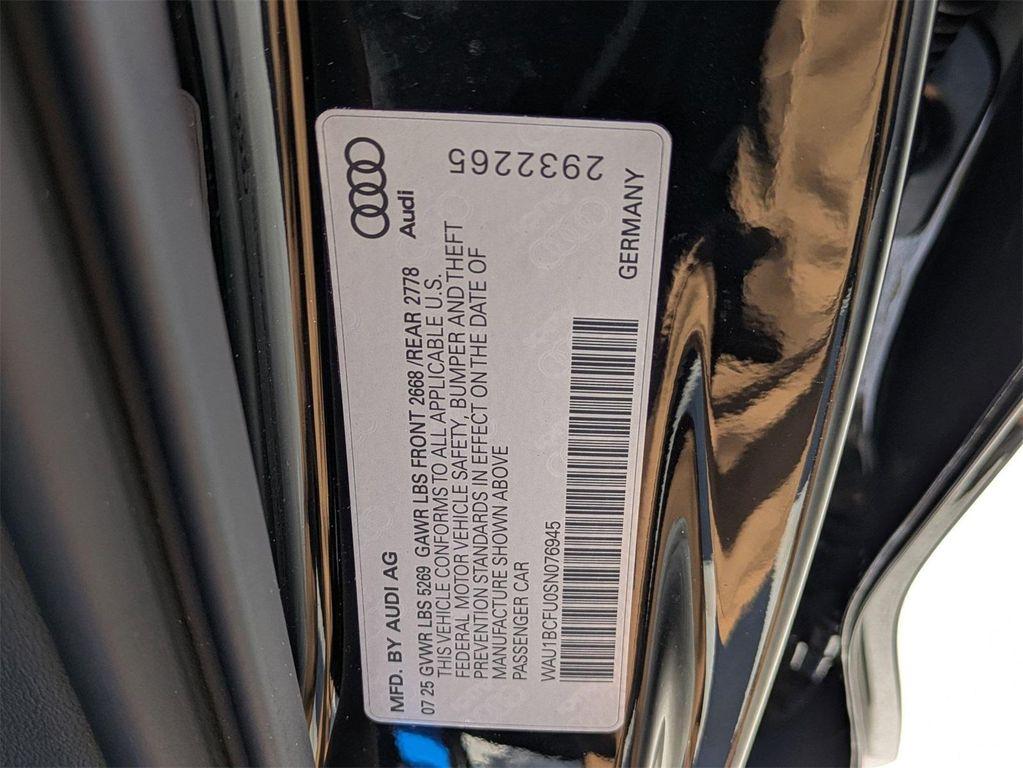 new 2025 Audi A5 car, priced at $53,485