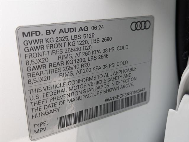 used 2024 Audi Q3 car, priced at $39,935