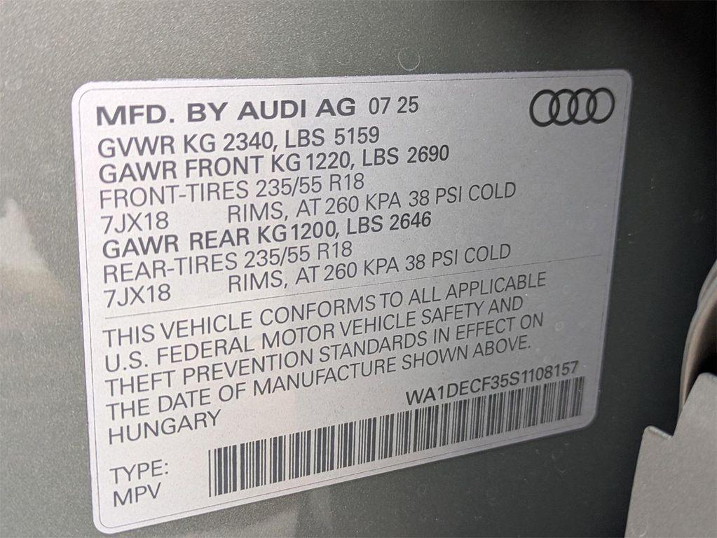 new 2025 Audi Q3 car, priced at $43,925