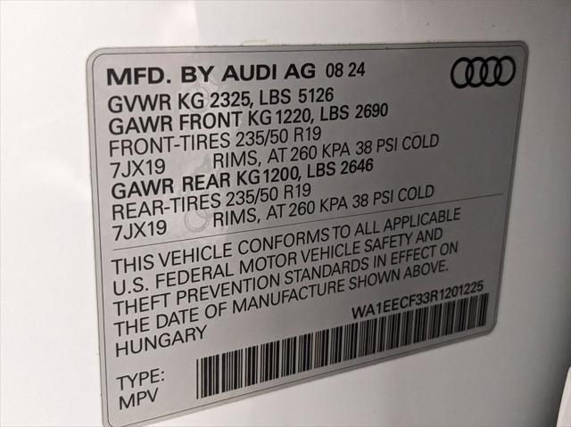 new 2024 Audi Q3 car, priced at $47,920