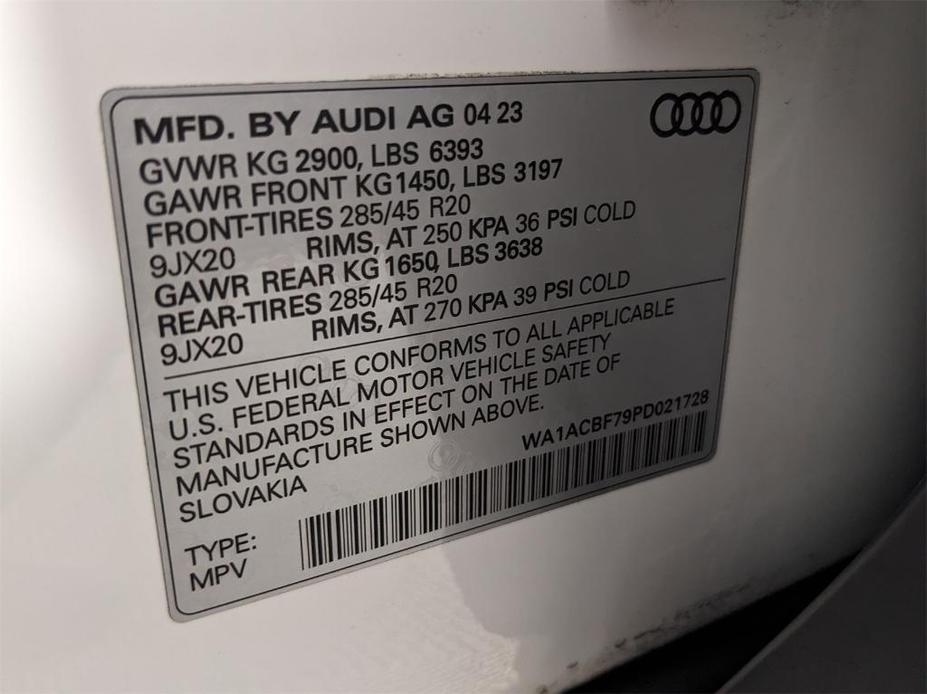 used 2023 Audi Q7 car, priced at $45,586