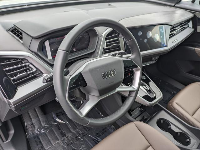 new 2025 Audi Q4 e-tron car, priced at $65,380