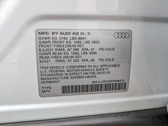 new 2025 Audi Q4 e-tron car, priced at $65,380