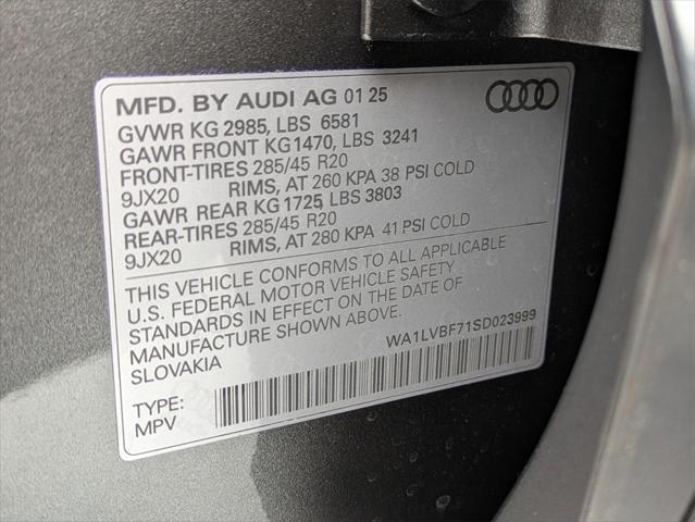 new 2025 Audi Q7 car, priced at $75,270