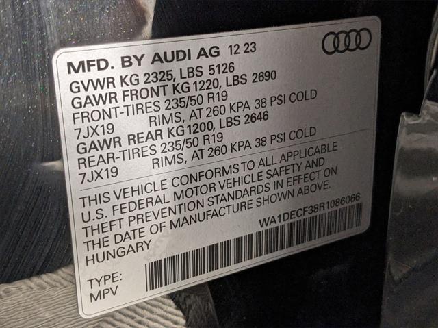 used 2024 Audi Q3 car, priced at $36,500