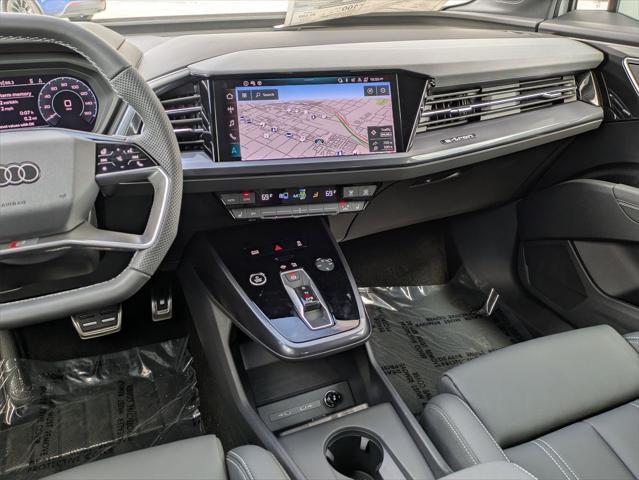 new 2025 Audi Q4 e-tron Sportback car, priced at $66,075