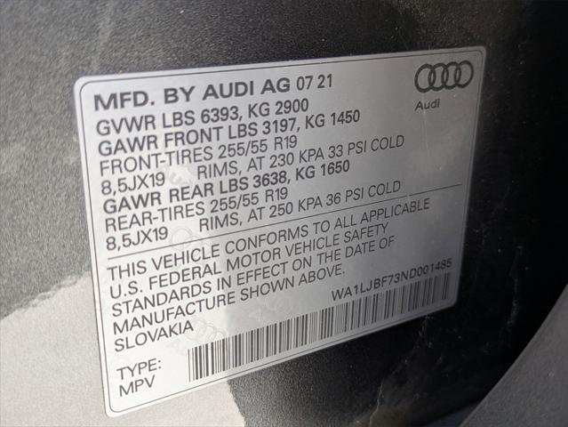 used 2022 Audi Q7 car, priced at $39,988