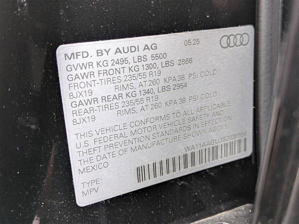 new 2025 Audi Q5 car, priced at $57,625