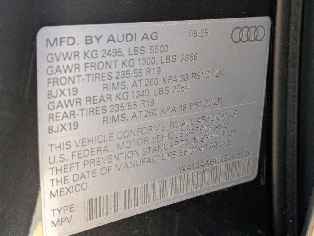 new 2025 Audi Q5 car, priced at $60,140