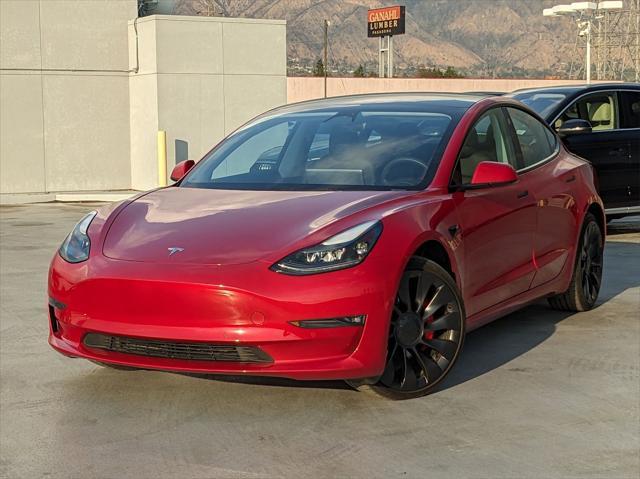 used 2022 Tesla Model 3 car, priced at $33,988