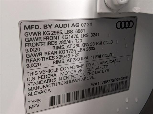 new 2025 Audi Q7 car, priced at $75,510