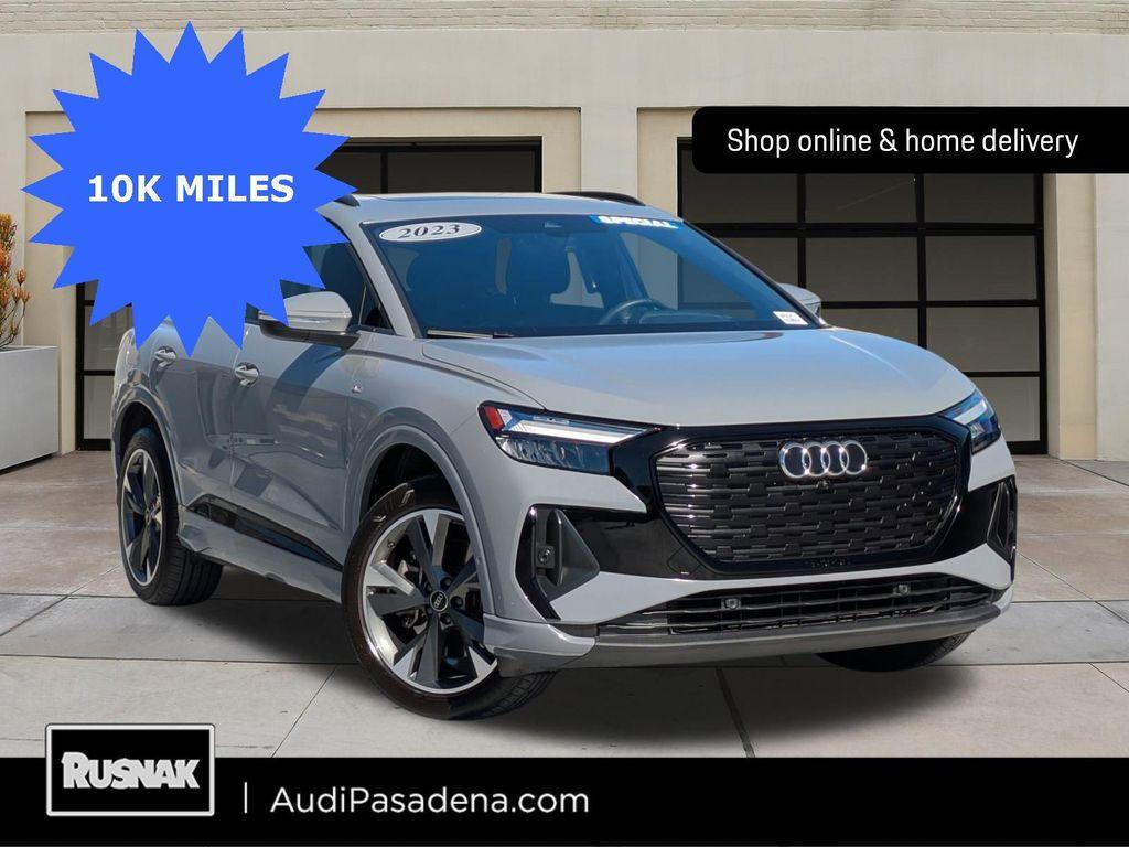 used 2023 Audi Q4 e-tron car, priced at $28,500