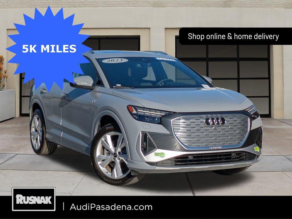 used 2023 Audi Q4 e-tron car, priced at $30,988
