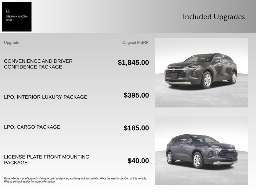 used 2019 Chevrolet Blazer car, priced at $18,699