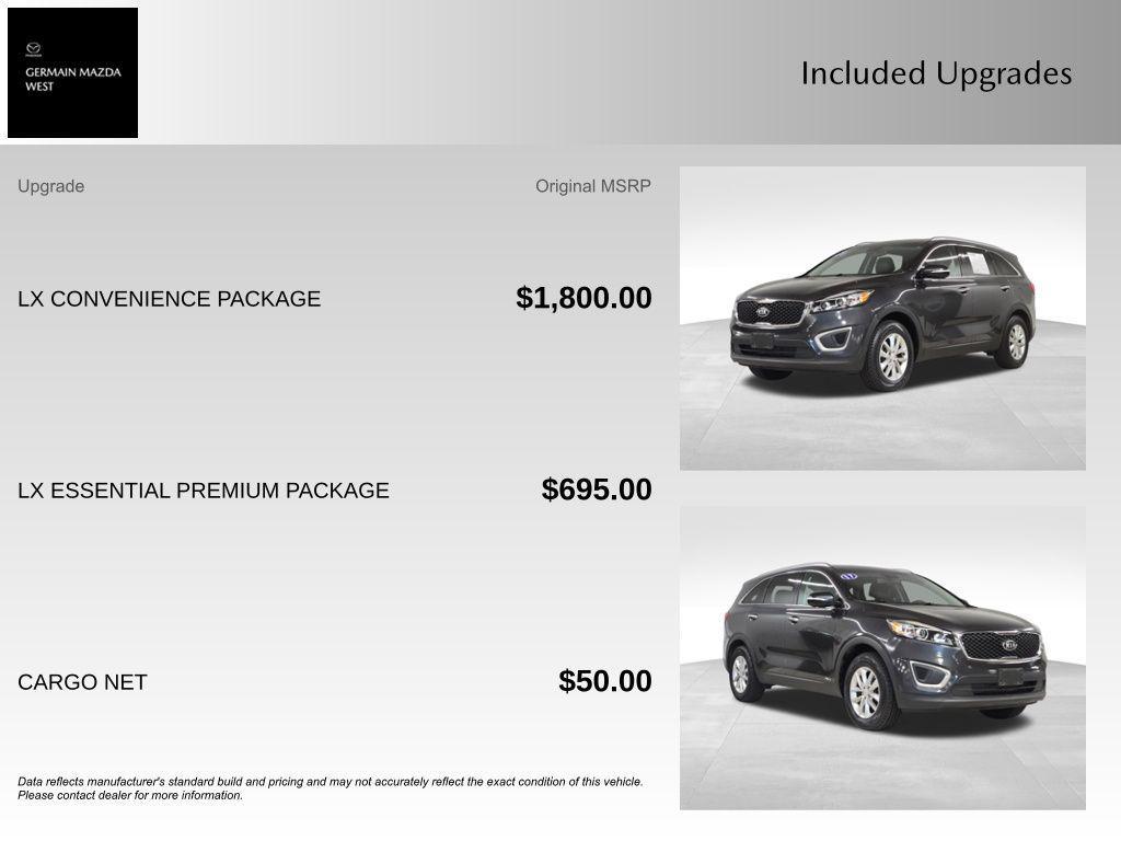 used 2017 Kia Sorento car, priced at $11,482