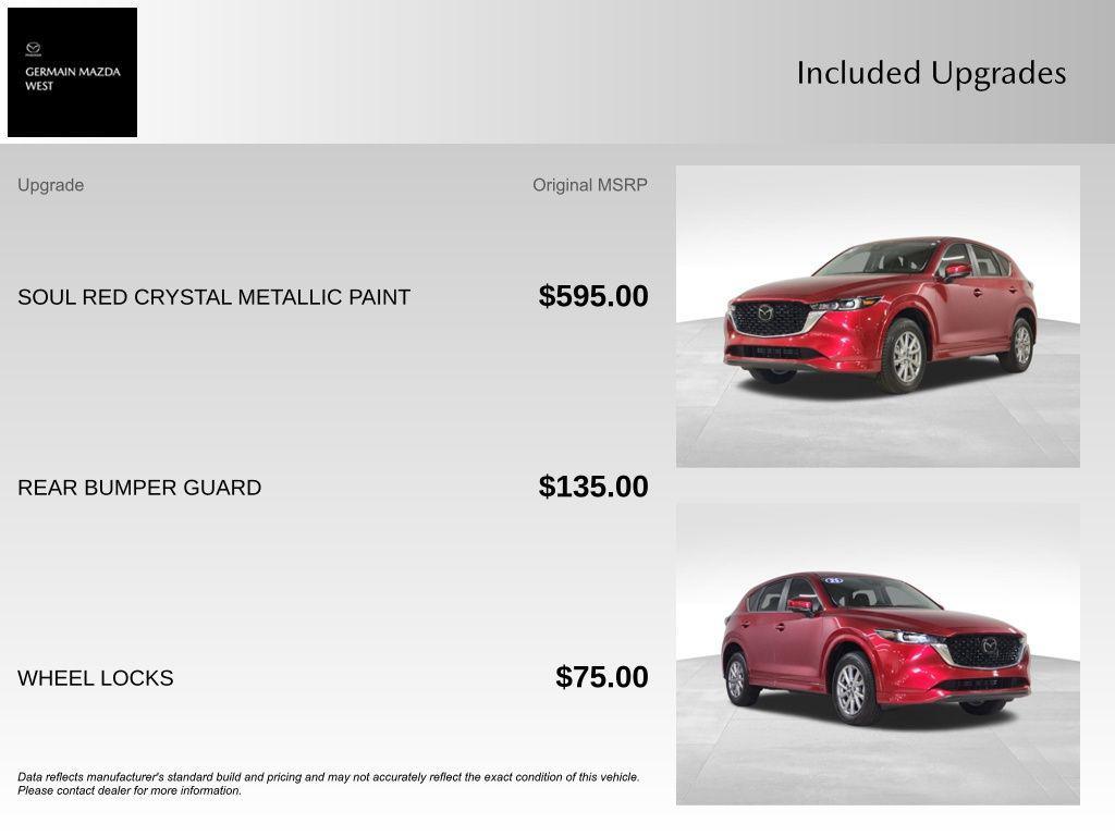 used 2025 Mazda CX-5 car, priced at $26,000