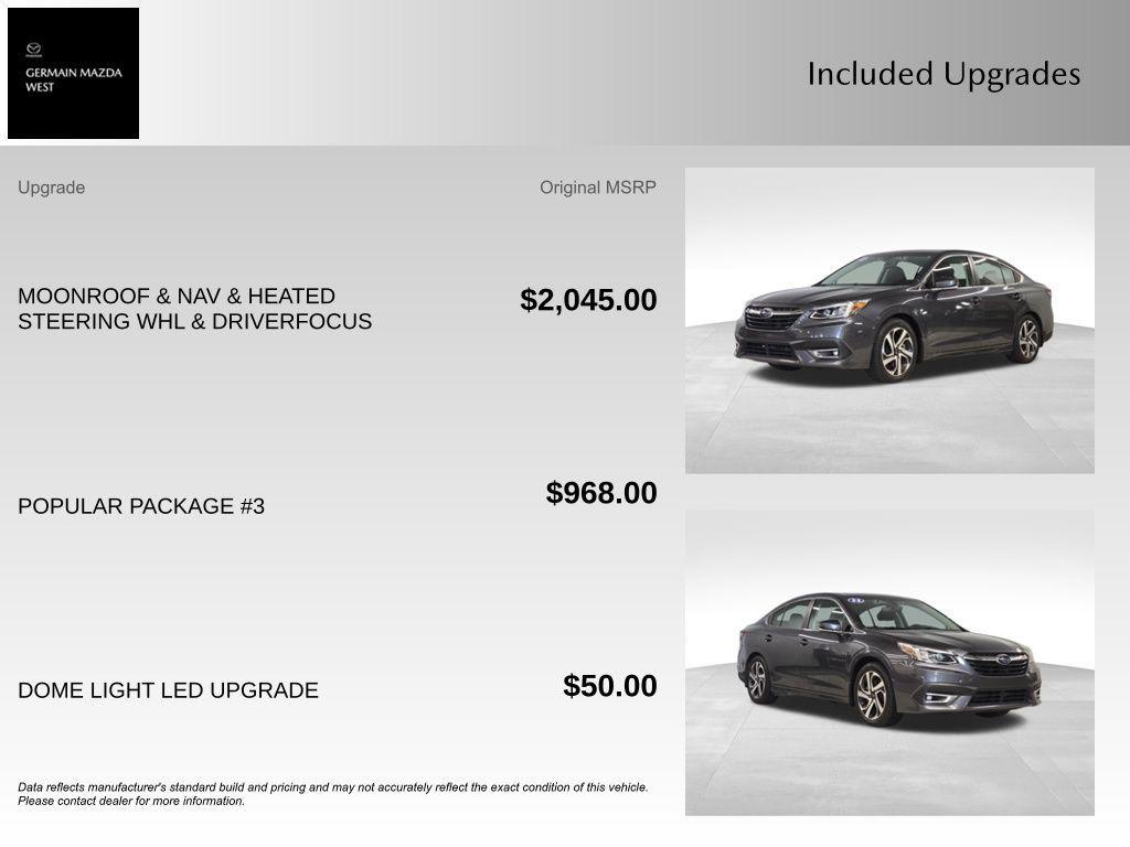 used 2022 Subaru Legacy car, priced at $19,892