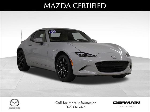 used 2024 Mazda MX-5 Miata RF car, priced at $34,981