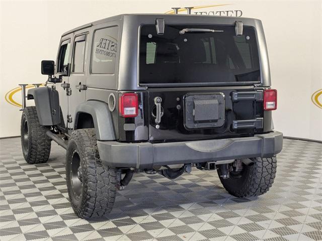 used 2015 Jeep Wrangler Unlimited car, priced at $18,171
