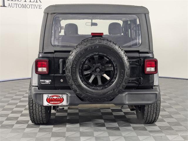 used 2018 Jeep Wrangler car, priced at $21,543