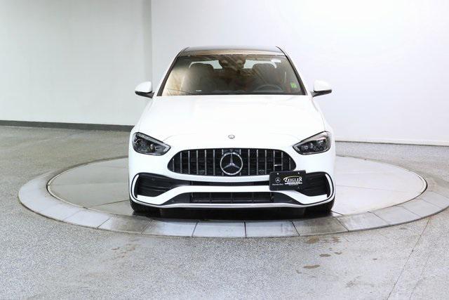 used 2024 Mercedes-Benz AMG C 43 car, priced at $54,999