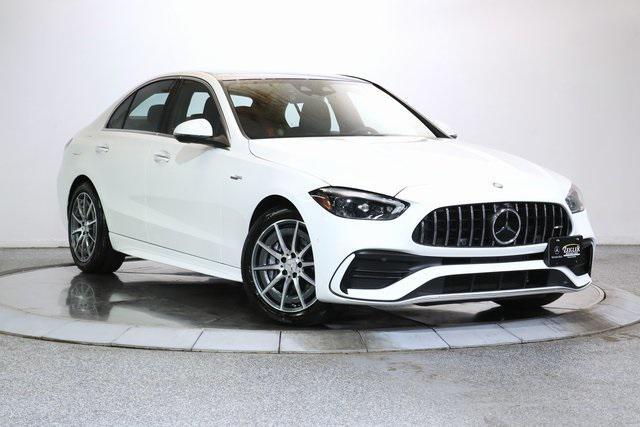 used 2024 Mercedes-Benz AMG C 43 car, priced at $54,999