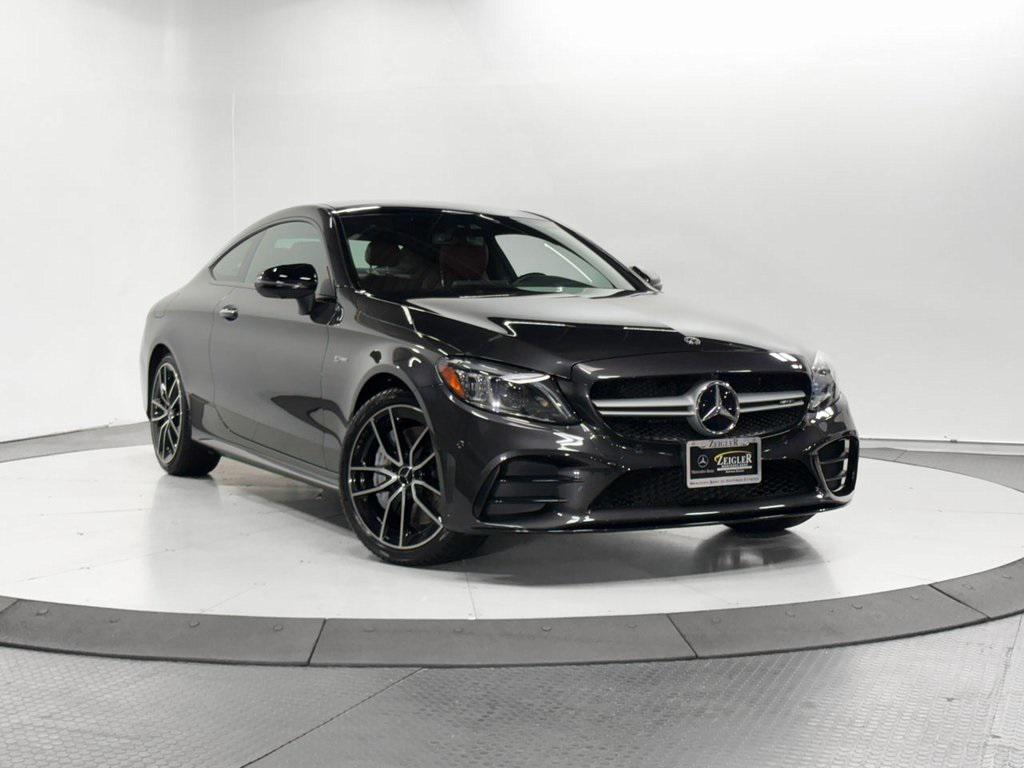 used 2021 Mercedes-Benz AMG C 43 car, priced at $42,999