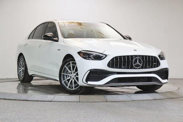 used 2023 Mercedes-Benz AMG C 43 car, priced at $50,999