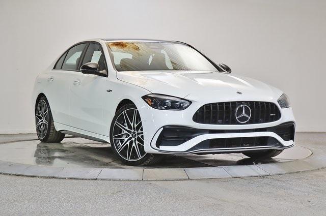 used 2023 Mercedes-Benz AMG C 43 car, priced at $53,999