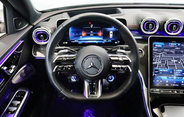 used 2023 Mercedes-Benz AMG C 43 car, priced at $46,999