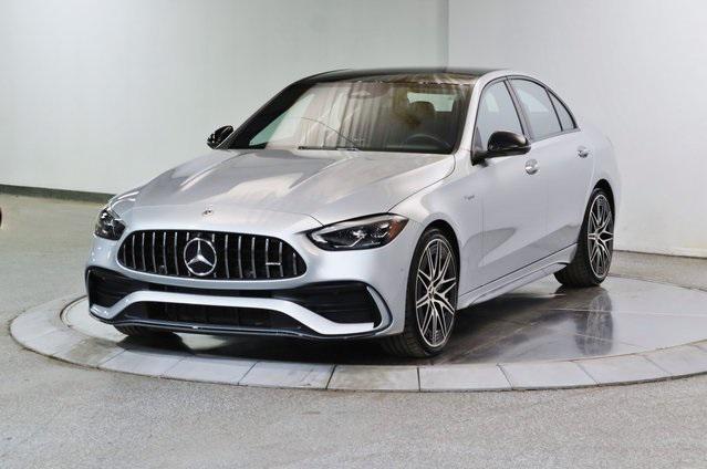 used 2023 Mercedes-Benz AMG C 43 car, priced at $46,999