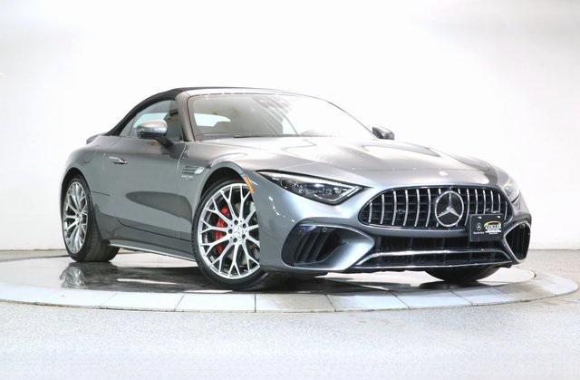 used 2023 Mercedes-Benz AMG SL 55 car, priced at $89,999