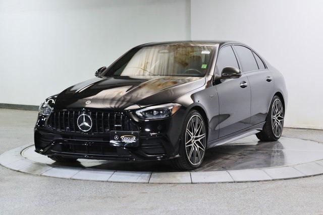 used 2023 Mercedes-Benz AMG C 43 car, priced at $56,999